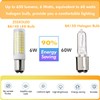 ZSSXOLED BA15D LED Bulb 120 Volt Dimmable 6W Double Contact