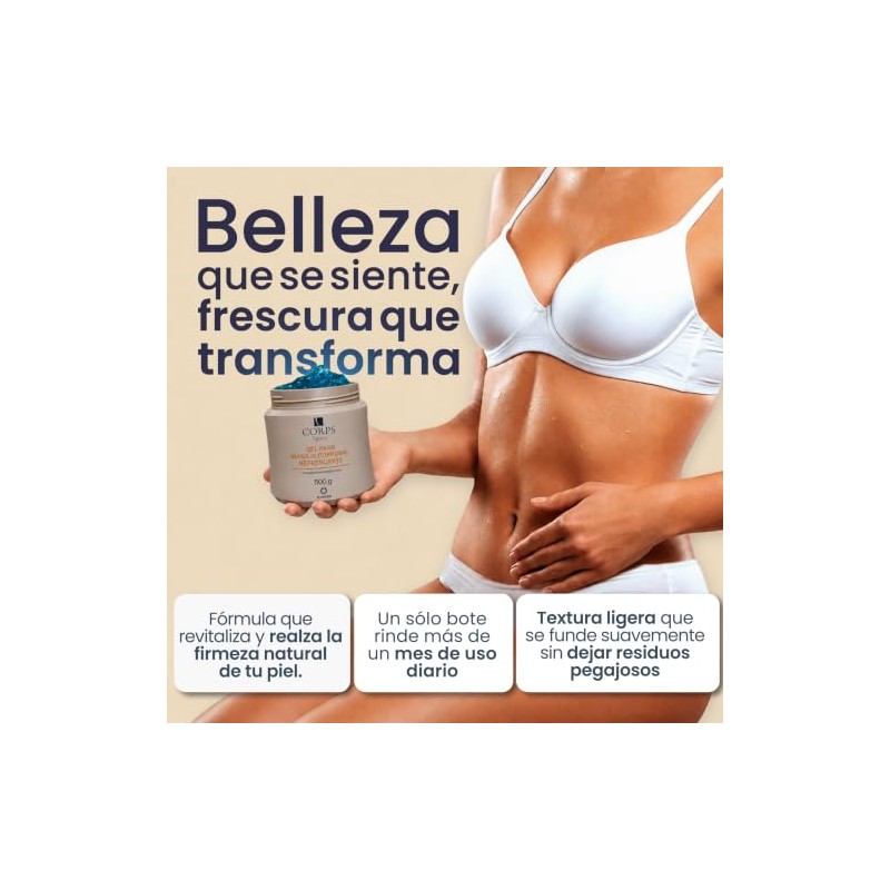 Gel Cryoactive Corps by Hinode reduce medidas y aplana abdomen