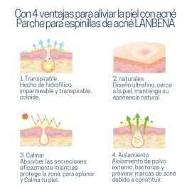 🔥 Parches dia/ noche quita espinillas tapa acné set 3 packs f tipo de piel normal  Vitaminas y Minerales