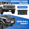 LINKCRO Front License Plate Frame for Ford Bronco, Aluminum Alloy