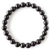 Gold Stone Black North Stone Bracelet, 0.3 inches (8 mm),