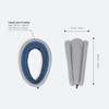 Ostrichpillow Light Commuting, Travel Pillow & Power Nap Pillow -