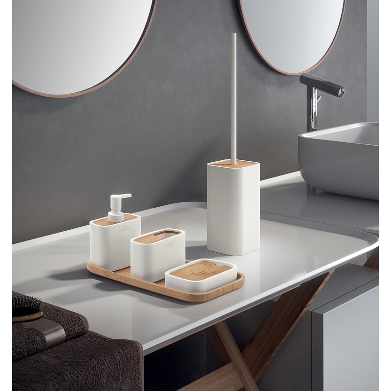 Gedy Ninfea Tablett, Bambus, 15 x 29,7 x 2