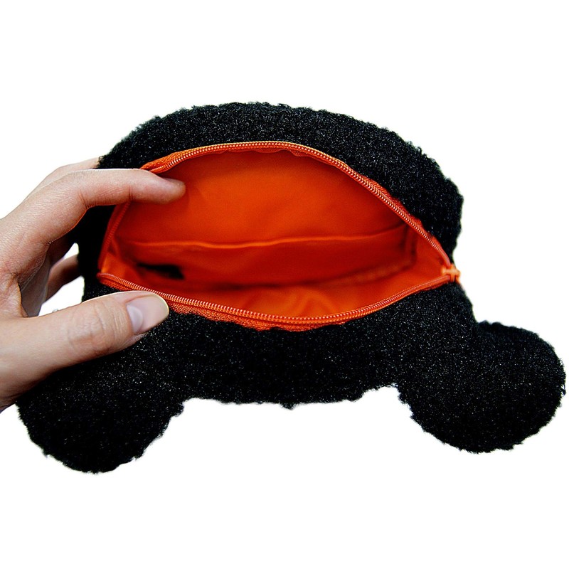 ディックブルーナ ブラックベア フェイスポーチ 全長約18cm ぬいぐるみ 600190