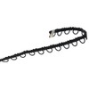 10 Yards Black Gimp Braid Trim Elastic Button Loop Tape,Lace