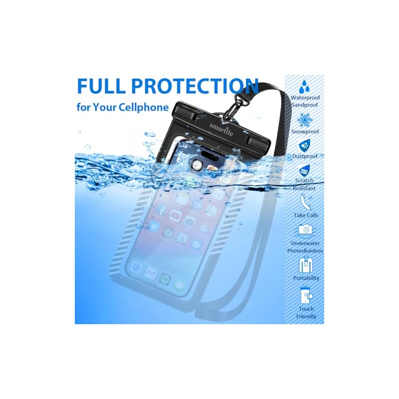 IPX8 Waterproof Phone Pouch - Universal Protection for Devices