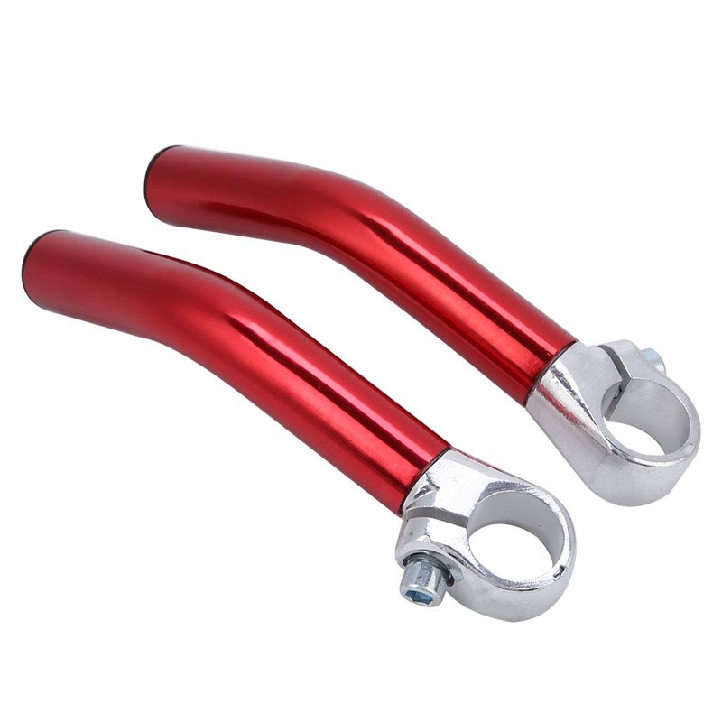 Bike Handlebar End, 1 Pair Aluminum Alloy Bicycle Handlebar Grip