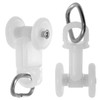 Xhziy 30PCS Curtain Pulley Ceiling Rails for Curtains Curtain Slider