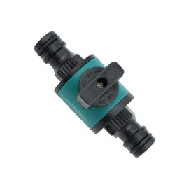Sarini In-Line Quick-Release Shut-Off Valve Kit for Hozelock - Garden Hose Pipe Shut-Off Valves - Heavy Duty, Fits All Hozelock Female Connectors