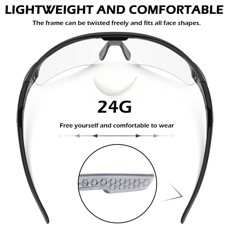 OXG 12 Pack Safety Glasses for Men Women, ANSI Z87.1