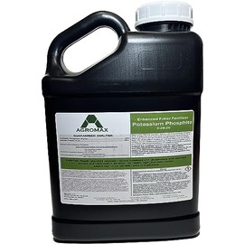 0-28-26 Liquid Fertilizer (1 Gallon) by AGROMAX - Concentrated Liquid Potassium Phosphite with Soulble Potash, Seaweed Extract and Fulvic Acid.