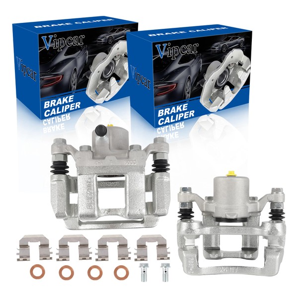 VIPCAR Rear Disc Brake Caliper Assembly with Bracket – Compatible