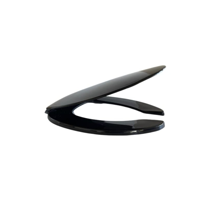 Centoco DS620-407 Elongated Plastic Toilet Seat, Open Front with Cover,