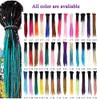 Synthetic Dreads 24 Inch 10 Strands Ombre Black and Purple
