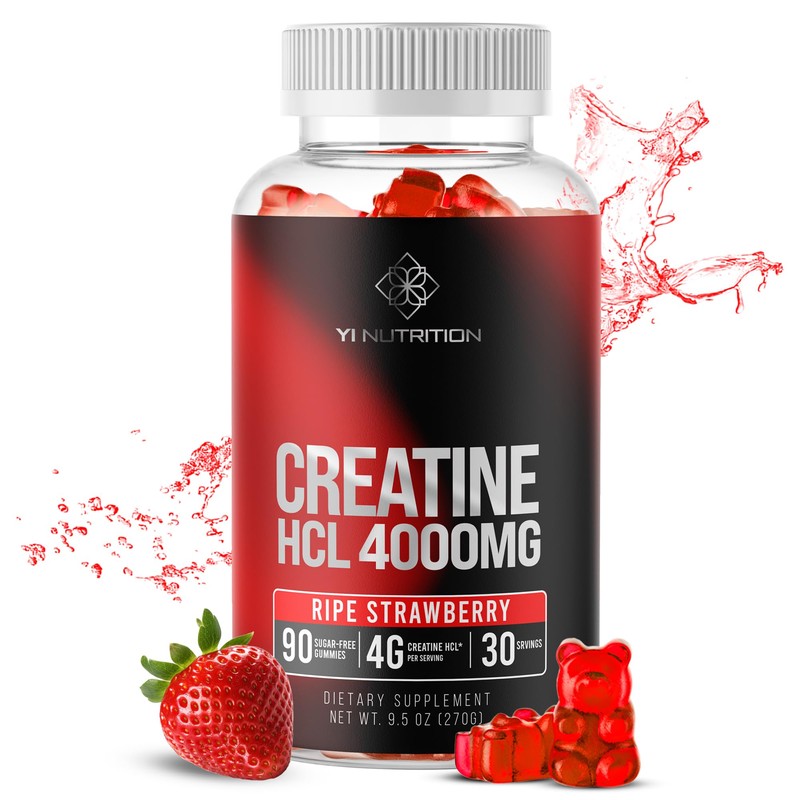 Yi Nutrition Creatine HCL Gummy - World's First 4000MG Creatine