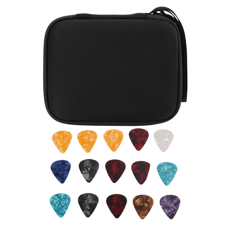 Guitar Pick Bag Set Large Space Waterproof Good Protection EVA