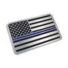 Thin Blue Line Aluminum Car Emblem