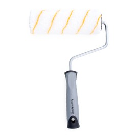 PENNELLIFICIO 2000 | Professional Roller for Smooth Walls, Made of Polyamide, Non-Slip Rubber Handle, for Smooth and Slightly Rough Interior Surfaces, Plasterboard, Emulsion Paints, Width 20 cm