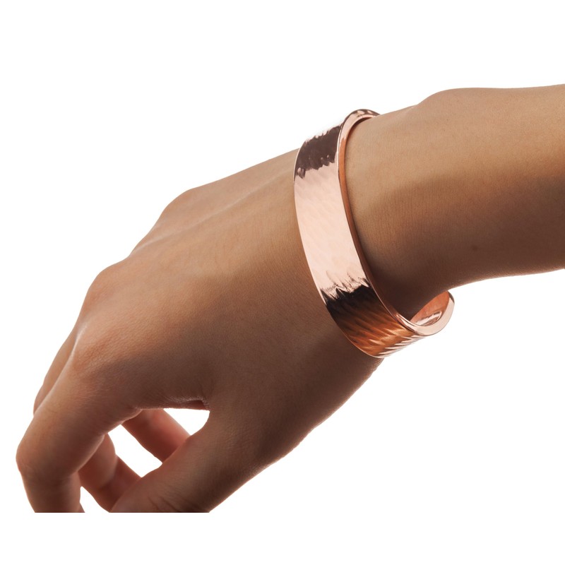 DEMMEX Premium 3mm Thickest Pure Turkish Copper Bracelet - Uncoated,