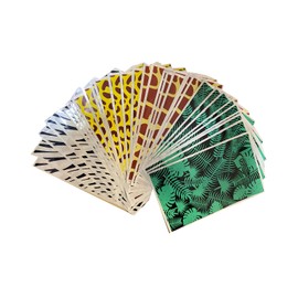 40Pcs Animal Print Party Bags Zoo Print Goody Candy Treat Bags Jungle Safari theme Plastic Gifts Bags Party Favor Supplies for Birthday Decoration