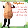 DSPLAY Potato Costume For Kids Cosplay Funny Food Potato Costumes