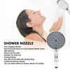 6 Modes High Pressure Shower Head with Anti Clogging Nozzle