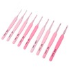 9pcs Crochet Hooks Set Professional High Accuracy Portable Soft Handle