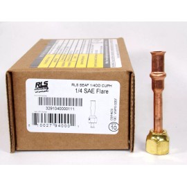 RLS 1/4" Refrigerant Copper Press SAE Flare 3291040000111 Fitting (Box of 10)
