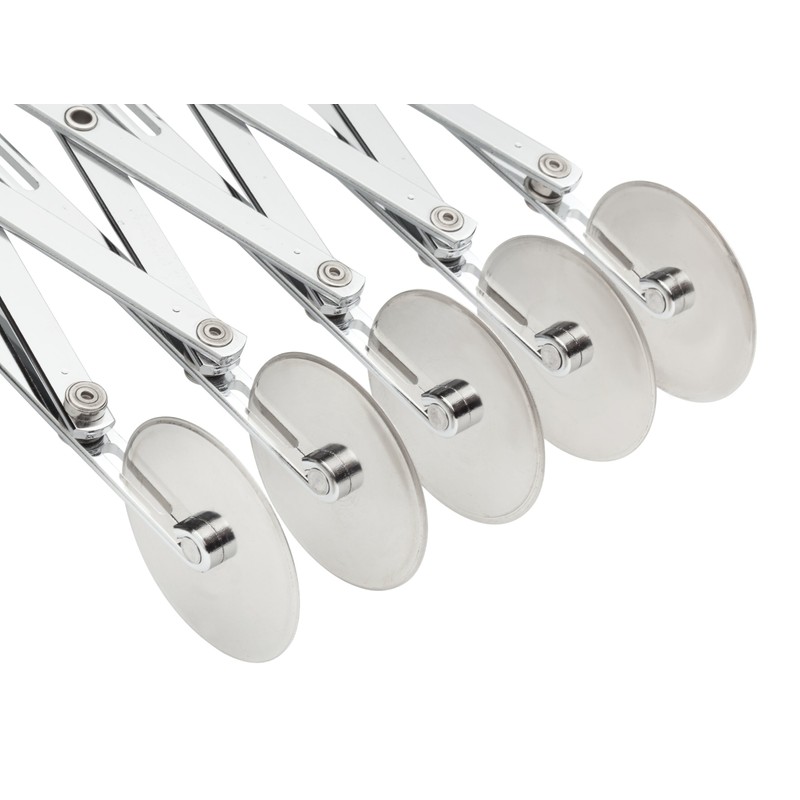 Fantes Expandable 5-Wheel Stainless Steel Dough Cutter, The Italian Market
