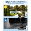 Dygoophy® 4 K Dual Lens Security Camera Outdoor, Surveillance Camera,