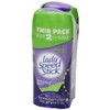 Lady Speed Stick Antiperspirant, Invisible Dry Powder Fresh, Twin pack,