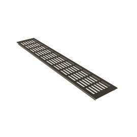 MS Fittings Ventilation Grille Plate/Heater Cover 100 x 200 mm Assorted Colours (Brown Anodised C4)