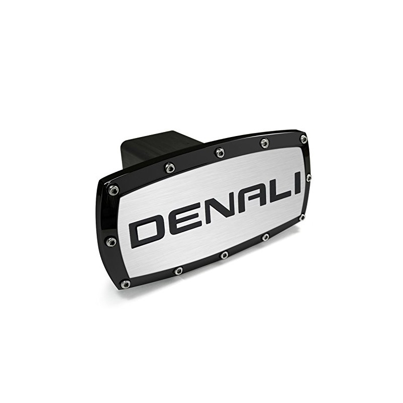 CarBeyondStore GMC Denali Black Trim Billet Aluminum Tow Hitch Cover