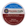 Mandala Crafts 1mm 100M Round Rubber Fabric Crafting Stretch Elastic
