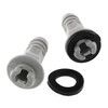 DGZZI Drain Straight Connector 2PCS 3/5 Inch 15mm AC Drain