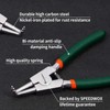 SPEEDWOX 2 Pcs Circlip Pliers Set, Tip Diameter 0.07 Inch,