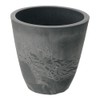 Richell Design Planter, Botany Plain Pot, 20 Type, Dark Gray