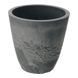 Richell Design Planter, Botany Plain Pot, 20 Type, Dark Gray