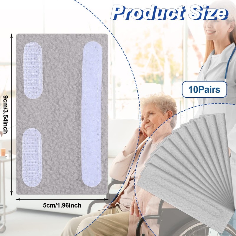 Boao 20 Pieces Nasal Cannula Ear Cushions Soft Oxygen Ear