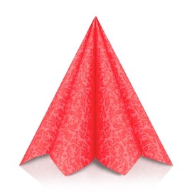 Grubly Premium Napkins Airlaid Ornament | Fabric-Like | Pack of 50 | 40x40 cm