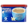 Maxwell House International French Vanilla Beverage Mix, 8.4 oz Tub,