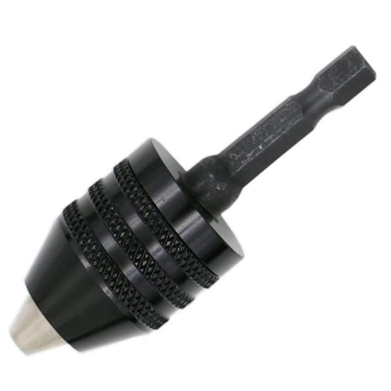Mesee 0.3-8mm Keyless Drill Chuck, 1/4 Inch Hex Shank Quick