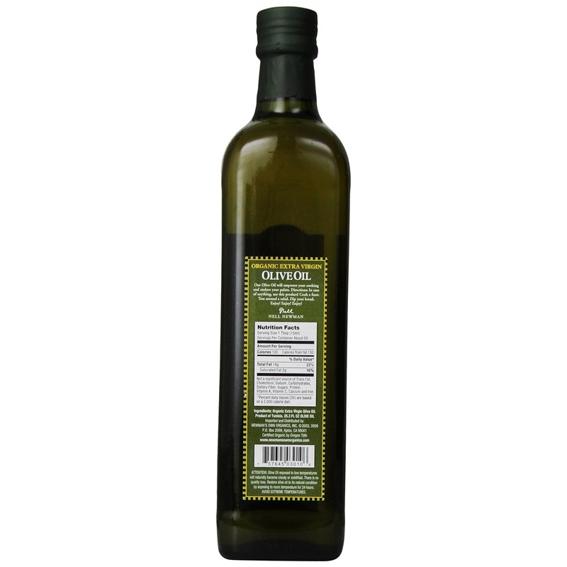Newman's Own Organic Extra Virgin Olive Oil, 25.3 oz