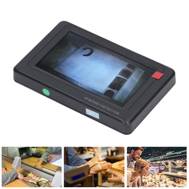 Money Detector Machine Small Handheld Counterfeit Bill Currency Euro Dollar
