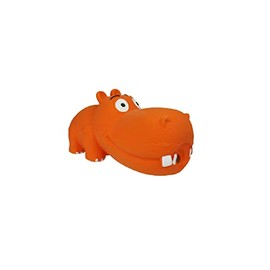 Multipet Latex Dog Squeaker Hippo Size:Pack of 2