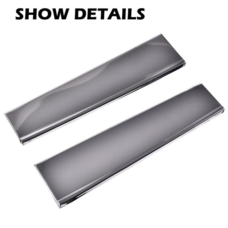 CROSSDESIGN Front Lower Fender Chrome Molding Trim Compatible with 1981-1988