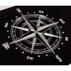 Diamond Etched Products Brilliant ENGRAVED Compass Car Tag Diamond Etched