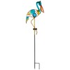 Solar Lighted Pelican Outdoor Garden Stake - 37.5"
