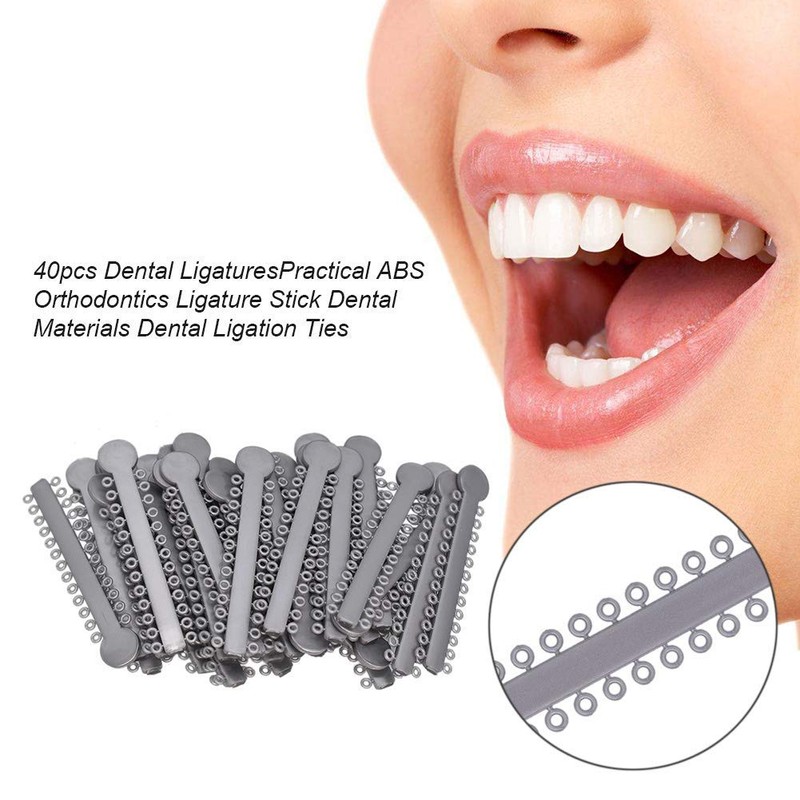 Angzhili Dental Ligature Ties for Braces,Orthodontic Ligature Ties,1040 Pcs Elastic