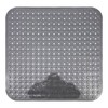 INCETUE Non-Slip Shower Mat, 80 x 80 cm, Non-Slip Shower Mat with Suction Cups, Non-Slip Shower Mat, Shower Mat, Non-Slip for Children and Elders, Grey